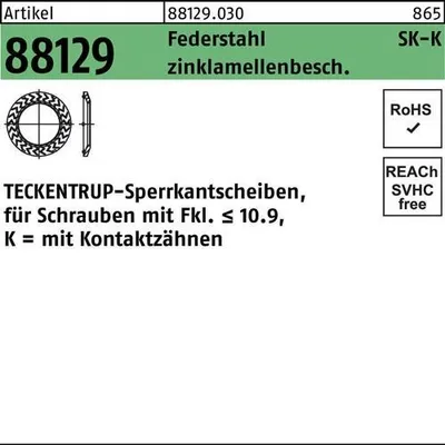 Image de TECKENTRUP-Sperrkants. 88129 m. Kz. C 60nc SKK 4nc 881290300040000 (1000 Stück)