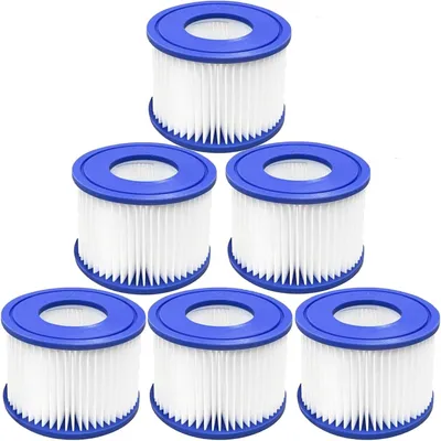 Produktbild von Whirlpool Filterkartuschen Typ VI 6 Stück Pool Filter Bestway SaluSpa
