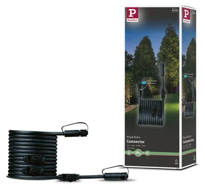 Productafbeelding van Paulmann Plug & Shine Kabel, 5 meter, 4 aansluitingen