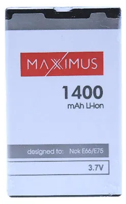 Zdjęcie produktu dla Bateria Maxximus Do Nokia  E66, E75, 3120C, 6600S, C5-03, 8800A 1150Mah