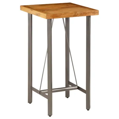 Produktbild von Bartisch Recyceltes Massivholz Teak 60x60x107 cm