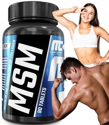 Immagine prodotto di MSM Zolfo organico per articolazioni e ossa Muscle Care 90 compresse