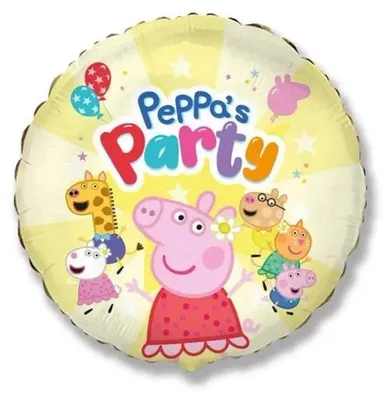 Zdjęcie produktu dla Balon foliowy Peppa Party's 45cm - Flexmetal