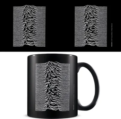Produktbild von Joy Division - Kaffeebecher "Unknown Pleasures", Wellenform PM2282 (Einheitsgröße) (Schwarz/Weiß)