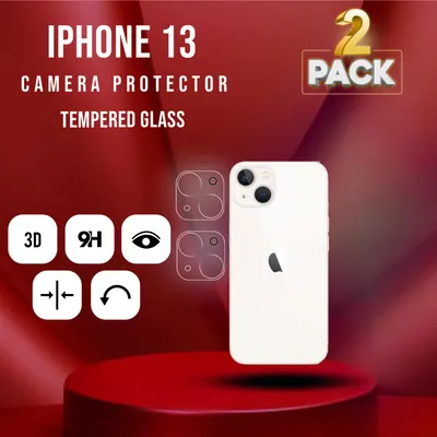Produktbild von 2-Pack iPhone 13 Displayschutzfolie - Gehärtetes Glas 9H - Super Qualität 3D