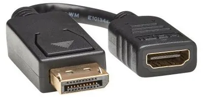 Image de Eaton DisplayPort to HDMI Adapter Video Converter (M/F), 6-in. (15.24 cm) P136-000