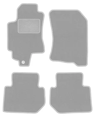 Imagen del producto de Alfombrillas de moqueta para Subaru B9 Tribeca 2009-2009 (SUV) – juego de 4 piezas, grises, a medida – Wielganizator OSLO