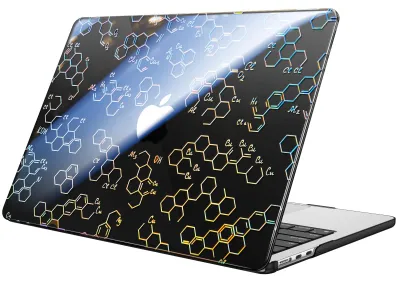 Produktbild von Fintie Hülle Kompatibel mit MacBook Air 13,6 Zoll M5 M4 M3 M2 (2026-2022) A3449 A3240 A3113 A2681, Ultradünne Hartschale Schutzhülle Snap Cover Kompatibel mit MacBook Air 13, Molekularformel