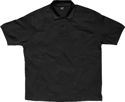 Produktbild von SG Damen Polo T-Shirt, Kurzarm, mit Baumwolle BC1085 (L) (Schwarz)
