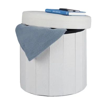 Obrázok produktu pre Taburetka s úložným priestorom RD22873, béžová