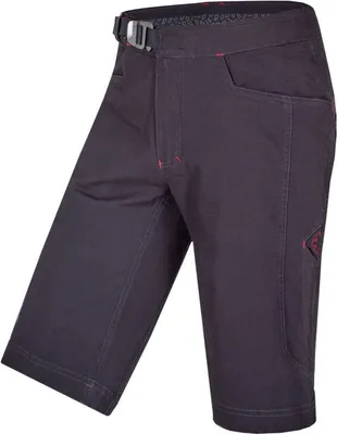 Schwarze Shorts "Honk Shorts Hose" von Ocun; geeignet für Herren; mit Gürtelschlaufen und Taschen.