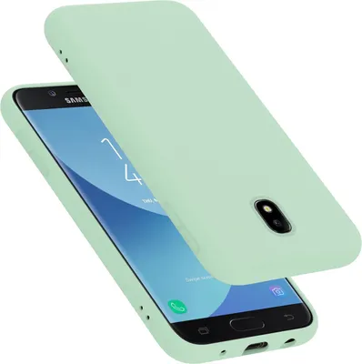 Produktbild von Cadorabo Schutzhülle für Samsung Galaxy J7 2017 Hülle in Grün Handyhülle Case Cover TPU Etui