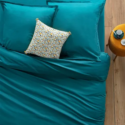 Obrázok produktu pre Bavlnené obliečky - modrozelené 240x220 cm - Atmosphera créateur d'intérieur