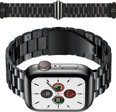 Produktbild von Bizon Strap Watch Aura Apple Watch 38/40/41mm schwarz
