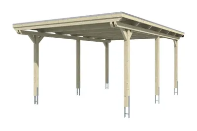 Produktbild von Alpholz Carport Emsland 404 x 604 cm aus Holz Unterstand Überdachung