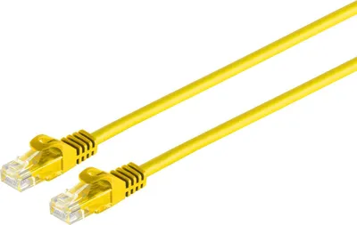 Obrázok produktu pre Prepájací kábel RJ45 CAT 7 nespracovaný kábel U/UTP žltý 30 m