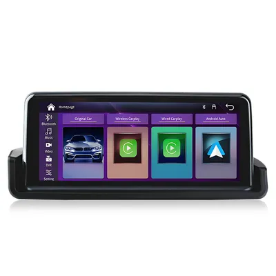 Produktbild von Carplay Bluetooth do BMW serii 3 E90 E91 E92 od 2005 bez wyświetlacza nawigacji satelitarnej GPS