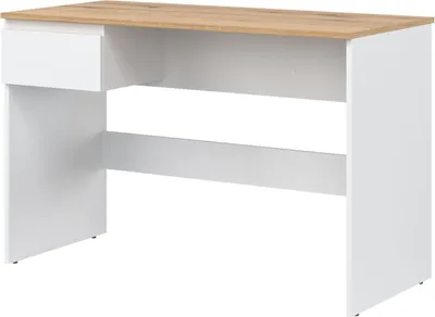 Obrázek produktu pro Psací stůl 115x75x54 cm REMI RM15 se zásuvkou Bílý/dub Evoke