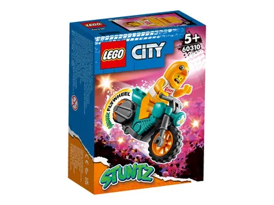Obrázok produktu pre LEGO City Motorka kaskadéra Kuraťa, Stavebnica, 5 rok / roky, Plast, 10 kusov, 43 g