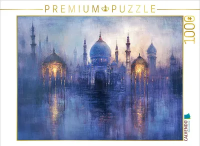 Produktbild von CALVENDO Puzzle Blauer Abend | 1000 Teile Lege-Größe 64x48cm Foto-Puzzle für glückliche Stunden