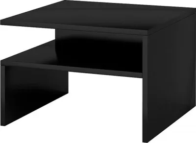 Produktbild von Couchtisch Wohnzimmertisch Coby 66x66x45cm schwarz (18175)