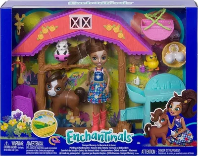 Obrázek produktu pro Enchantimals Zábavná školka pro koně s koněm Haydie a klusákem