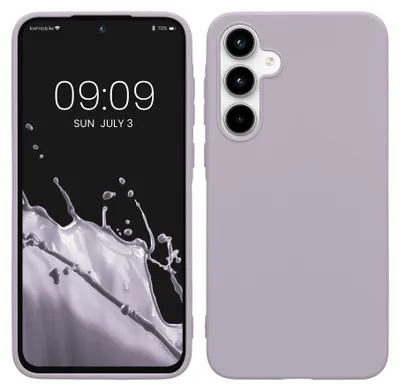 Produktbild von kwmobile Handyhülle für Samsung Galaxy A35 Hülle - TPU Case - Kabelloses Laden - Schutzhülle Cover in Lavendel