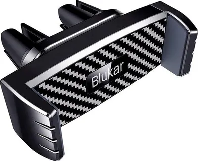 Image de Support de téléphone pour voiture avec ventilateur, pivotant à 360°, noir