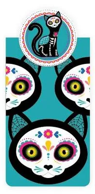 Image de Marque-page magnétique « Chat turquoise »