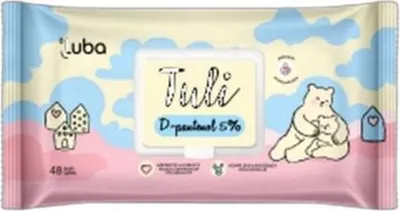 Obrázok produktu pre Luba Tuli Vlhčené detské obrúsky s D-panthenolom 5% - 48 kusov