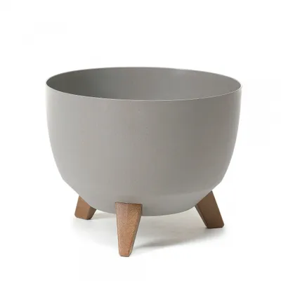 Obrázek produktu pro Nohel Garden Žardinka ROMA ECO WOOD 4v1 plastová + 3 ks nožiček d24x15cm