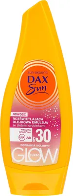 Immagine prodotto di Dax Sun Brightening Oil Emulsion con particelle di polvere d'oro SPF30, 175ml