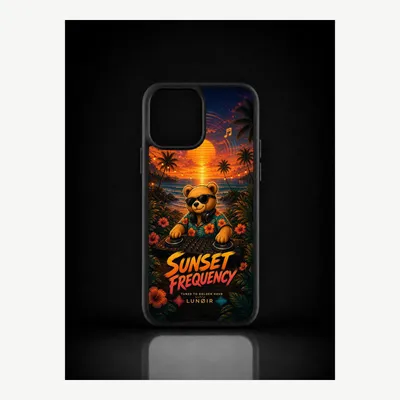 Produktbild von iPhone 12 Pro Max Hülle Handyhülle Schutzhülle Case mit Sonnenuntergang Motiv – LUNØIR ©