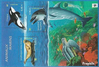 Produktbild von Briefmarken Frankreich 2002 Mi Block28 (kompl.Ausg.) postfrisch Naturschutz