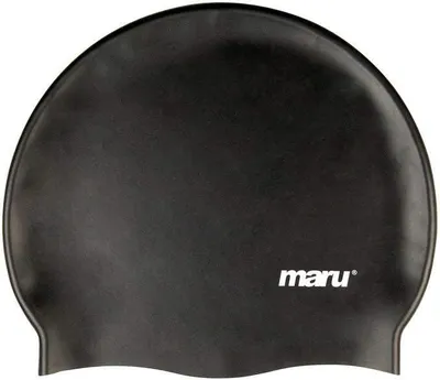 Produktbild von Badehaube aus Silikon, schwarz, One Size, für Schwimmen