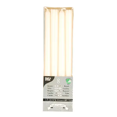 Obrázek produktu pro PAPSTAR 17945 Papstar Leuchterkerzen creme