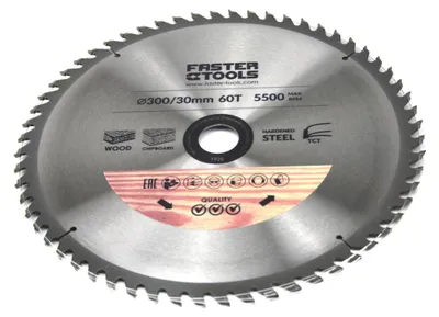 Produktbild von HM Kreissägeblatt 300 x 30 mm Sägeblatt Sägescheibe Holzbearbeitung 60 Zähne
