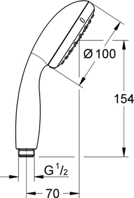 Produktbild von GROHE Vitalio Start 100, 1 Stück(e)