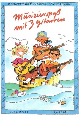 Produktbild von Musizierspaß mit 3 Gitarren Spielpartitur