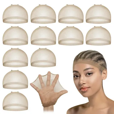 Produktbild von Dreamlover Wig Cap für Lace Wigs Haarnetz Transparent 12 Stücke
