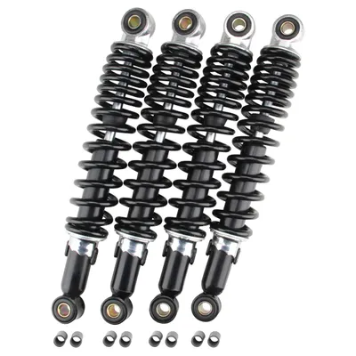 Zdjęcie produktu dla Zestaw amortyzatorów obniżających, czarny, 280 mm + 280 mm do Simson Schwalbe KR51 Star – Citomerx