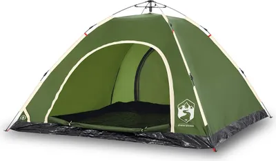 Produktbild von vidaXL Campingzelt 5 Personen Grün Quick Release