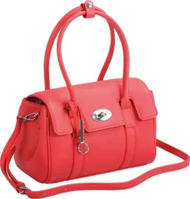 Produktbild von hochwertige Handtasche Kunstledertasche rot