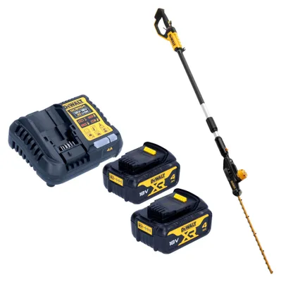 Obrázek produktu pro Akumulátorové nůžky na živý plot DeWalt DCMPH 566 M2 18 V 55 cm + 2x akumulátor 4,0 Ah + nabíječka