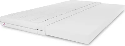 Produktbild von Vrchný matrac TOP5, rozmer vrchného matraca: 200x200x5, vrátane poťahu. Poťah, farba matraca: biela, stredne tvrdý: H3
