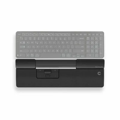 Produktbild von Contour Design SliderMouse Pro Slim -Handballenauflage Wireless, Optisch, RF Wireless + Bluetooth + USB Type-A, 2800 DPI, Schwarz