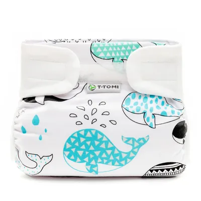 Produktbild von Spreizhöschen für Breites Wickeln Klett 3-6 kg Whales