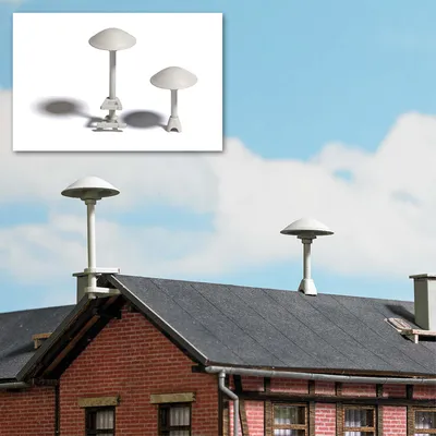 Produktbild von Busch 7756 - 1/87 / H0 Mini-Set: 2 Sirenen - Neu