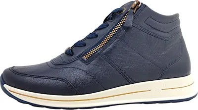 Immagine prodotto di Ara OSAKA 2.0: Scarpe da trekking da donna, con solette amovibili, stivaletti con lacci, colore blu, ideali per il tempo libero