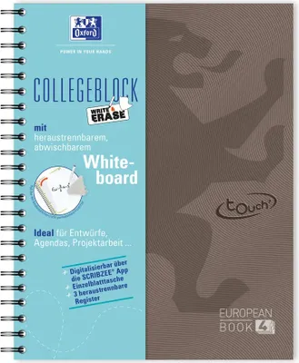 Produktbild von Pbs Deutschland Collegeb.a4 Kar.oxfo Braun+Whiteboard Braun+Whiteboard